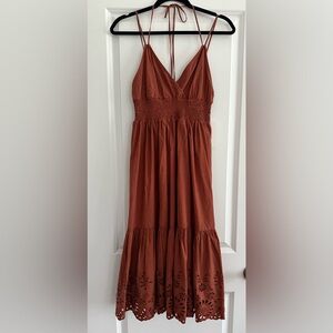 NWT • Treasure & Bond Eyelet Midi Dress